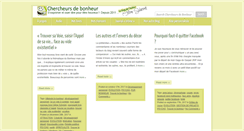 Desktop Screenshot of chercheursdebonheur.com