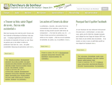 Tablet Screenshot of chercheursdebonheur.com